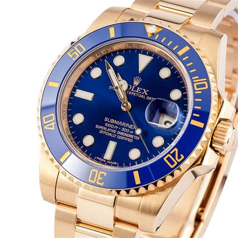 rolex gold plated watch price|Rolex submariner 18k gold price.